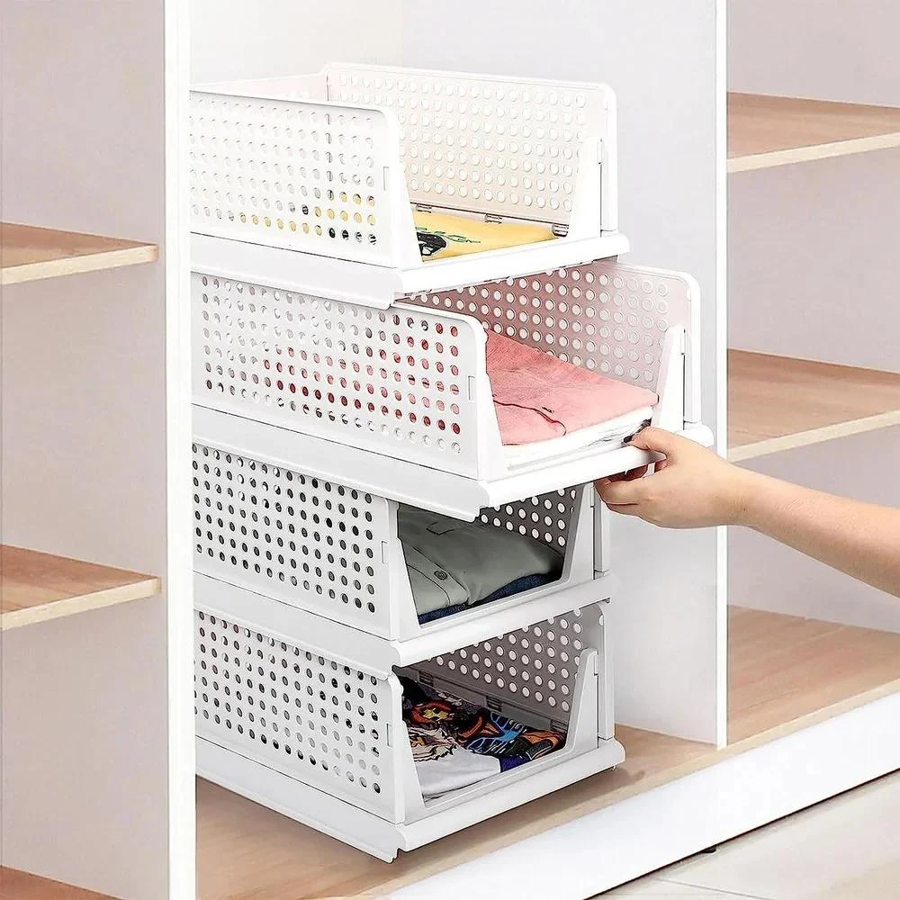 Foldable Sliding Drawer Organizer – Space Saving Wardrobe Storage Box